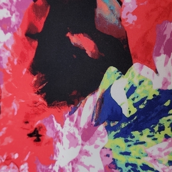 MILLY Scuba A Line Summer Floral Dress - Picture 2 of 11